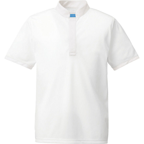 KAZEN トリコットシャツ（男女兼用） ホワイト 4L 648-10（直送品）