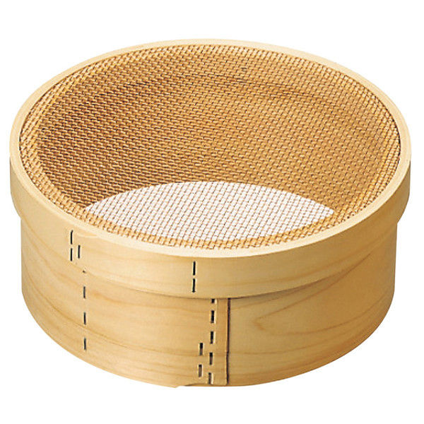 森田金網篩製作所 木枠 銅張 パン粉フルイ 8寸（24cm）6.5メッシュ 3075200（取寄品）