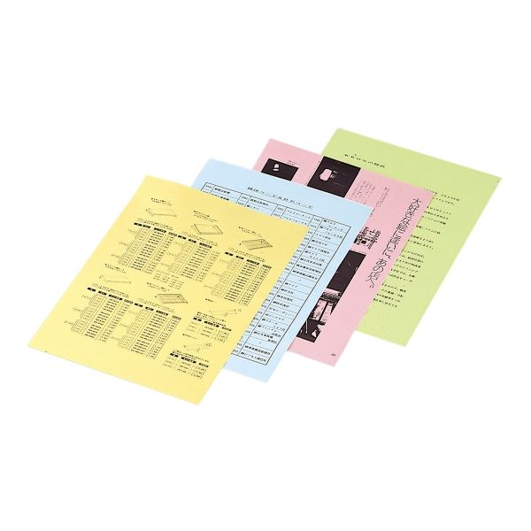 コクヨ PPCカラー用紙（共用紙）（FSC認証） A4 100枚 64g平 KB-C139NG 1セット（400枚：100枚×4袋）