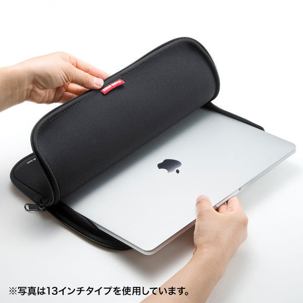 サンワサプライ MacBookプロテクトスーツ（MacBook Pro 15.4インチ対応） ブラック IN-MACPR1501BK 1個（直送品）