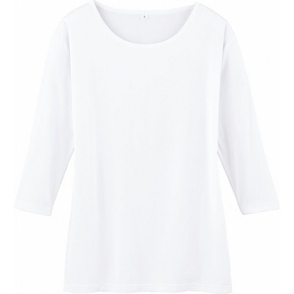 自重堂 WHIseL（ホワイセル） 七分袖起毛インナーTシャツ WH90129 ホワイト SS スクラブインナー 1枚（取寄品）