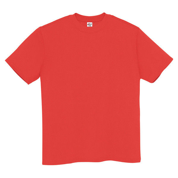 アイトス Tシャツ（男女兼用） MT180 レッド S 1袋（10枚組）（直送品）