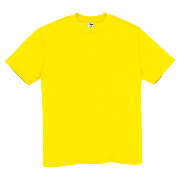 アイトス Tシャツ（男女兼用） MT180 イエロー S 1袋（10枚組）（直送品）