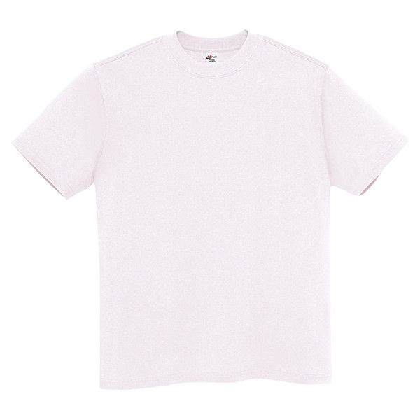 アイトス Tシャツ（男女兼用） MT180 ライトピンク L 1袋（10枚組）（直送品）