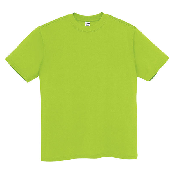 アイトス Tシャツ（男女兼用） MT180 ライム 4L 1袋（10枚組）（直送品）