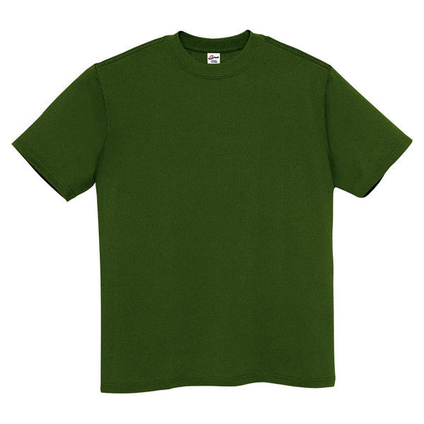 アイトス Tシャツ（男女兼用） MT180 ダークグリーン M 1袋（10枚組）（直送品）