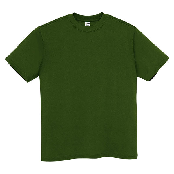 アイトス Tシャツ（男女兼用） MT180 ダークグリーン 5L 1袋（10枚組）（直送品）