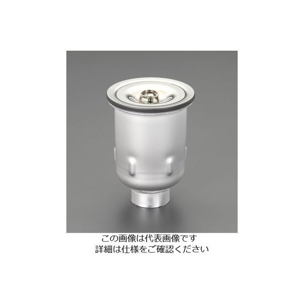 エスコ G1.1/2” 防臭排水トラップ EA468D-35 1個（直送品）