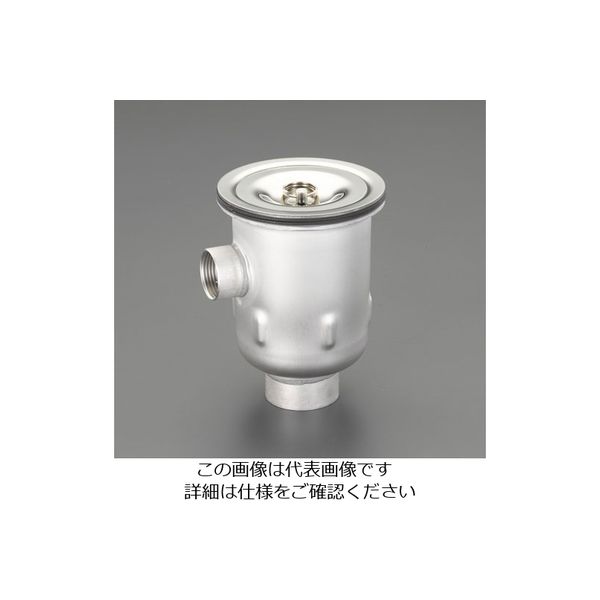 エスコ G 2” 防臭排水トラップ EA468D-38 1個（直送品）