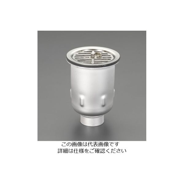 エスコ G 2” 防臭排水トラップ EA468D-40 1個（直送品）