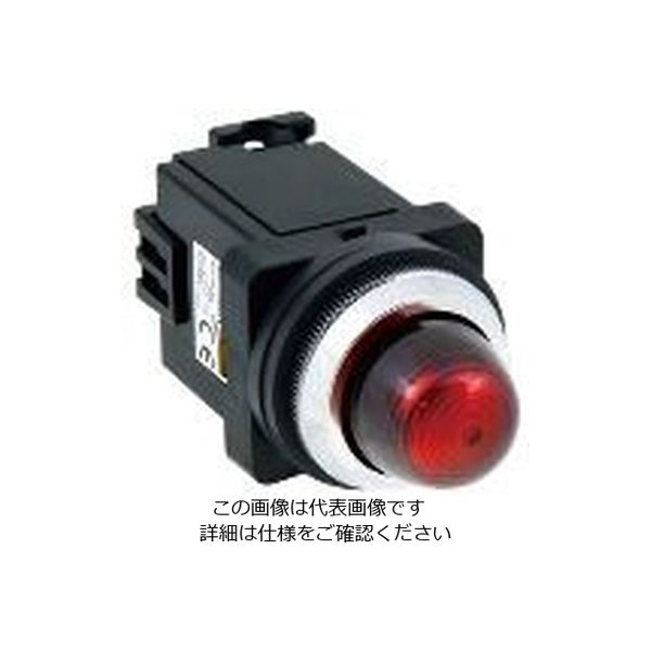エスコ（esco） AC100V LED表示燈（赤） 1セット（2個） EA940DB-3A（直送品）