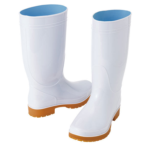 アイトス HERO’S UNIFORM 耐滑衛生長靴 ホワイト 25.5cm 4434-001-25.5（直送品）