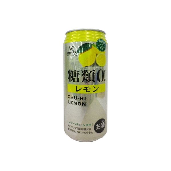 富永貿易 神戸居留地　チューハイレモン　糖類ゼロ缶　500ML　×24 7919225 1箱(24入)（直送品）