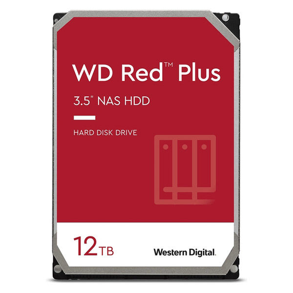 内蔵HDD 12TB WD Red Plusシリーズ ウエスタンデジタル 3.5インチ WD120EFBX 1個　Western Digital