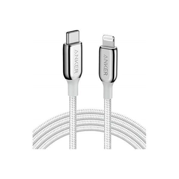 アンカー Anker PowerLine+ III USB-C & ライトニングケーブル 1.8m(シルバー) A8843041 1個（直送品）