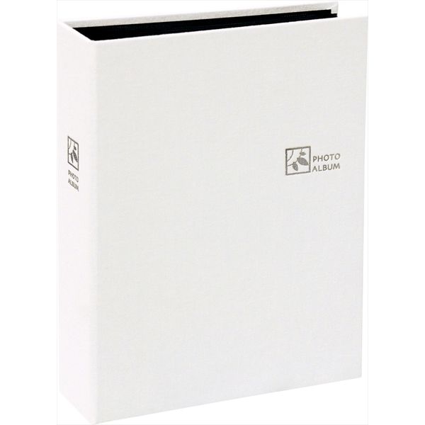 ナカバヤシ セラピーカラーポケット アルバム Ｌ判２段 160枚 ホワイト TCPK-L-160-PW 1冊（直送品）