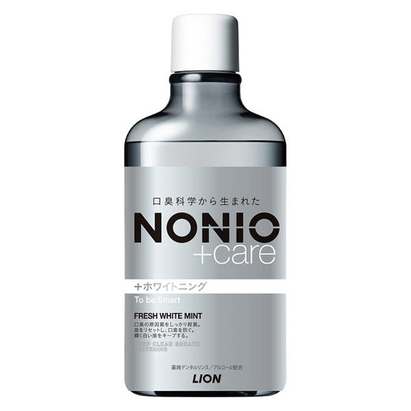 NONIO ノニオ  マウスウォッシュ プラスホワイトニング フレッシュホワイトミント 600mL 殺菌 口臭予防 洗口液 ライオン