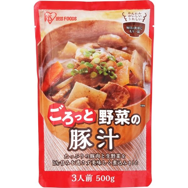 アイリスフーズ SM向けレトルト惣菜 豚汁 500g 1箱（12個入）（直送品）