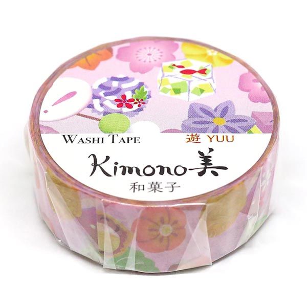 GR-2003 kimono美和菓子 15mm×7m　1個 カミイソ産商（直送品）
