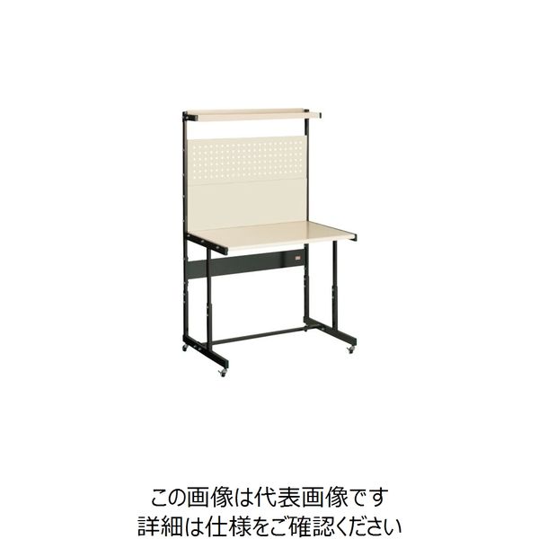 大阪製罐 OS ラインテーブル(高さ調節式)A型 移動型 LTH120CA 1台 253-1536（直送品）