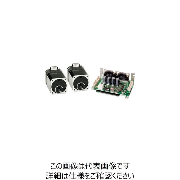 シナノケンシ 2軸同時駆動マイクロステップドライバ＆ステッピングモータ2台セット CSB-UDシリーズ 250-8899（直送品）