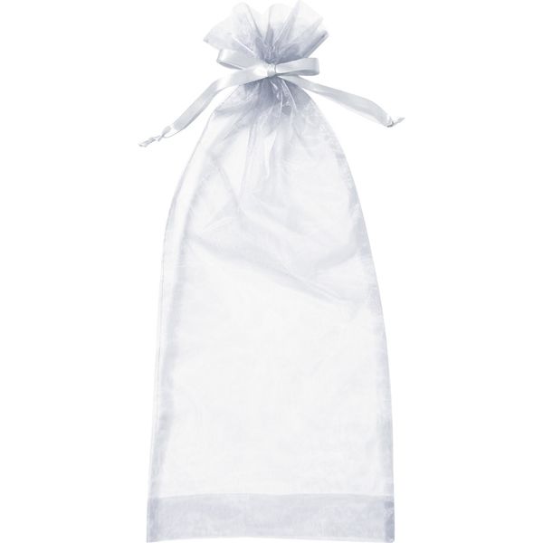 オーガンジー巾着 1.8L　ホワイト 30枚入 OG-007-AS 1袋（30枚入） エスパック（直送品）