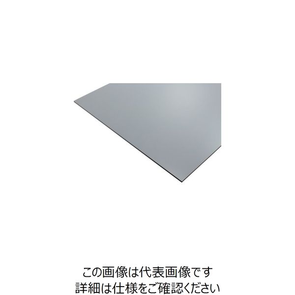 タキロンシーアイプラス タキロン 塩ビ板 プレスプレート グレーT938 4MM T938 4 1X2 830-4100（直送品）
