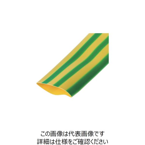 パンドウイット 熱収縮チューブ 標準タイプ 黄/緑 30.5m HSTT100-C45 868-8003（直送品）