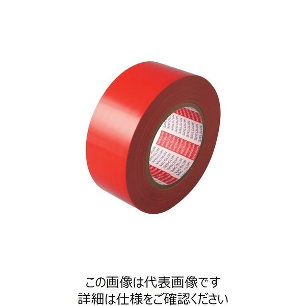 日東電工 日東エルマテ ラインテープEーOC(BC) 0.16mm×50mm×50m 赤 E-OC50R 1セット(18巻) 220-5268（直送品）