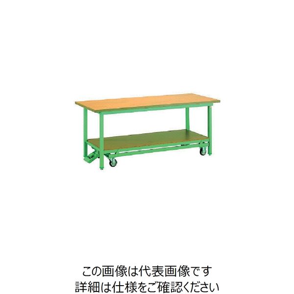 大阪製罐 OS 移動式作業台 木製天板(厚み31mm) BM1870 1台 135-9484（直送品）