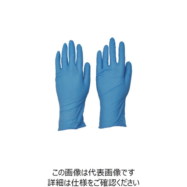 ダンロップホームプロダクツ ダンロップ NS370ニトリル極薄手袋 SS ブルー (100枚入) 6452 1箱(100枚) 854-9088（直送品）