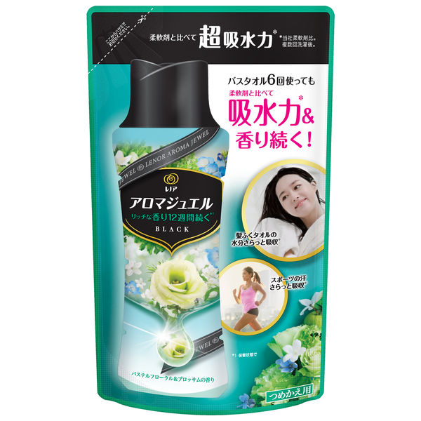 レノアハピネス アロマジュエル パステルフローラル＆ブロッサム 詰め替え 365mL 1個 香り付け専用ビーズ P＆G