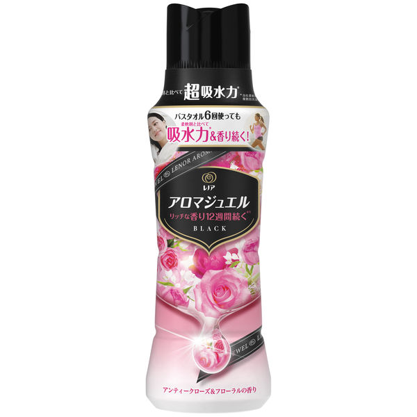 レノアハピネス アロマジュエル アンティークローズ＆フローラル 本体 420mL 1個 香り付け専用ビーズ P＆G