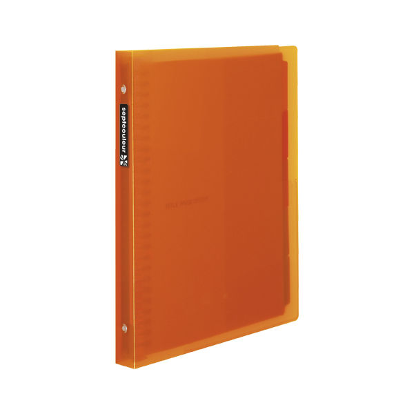 マルマン Ｂ５ファイルノートセプトクルールオレンジ F615B-09 オレンジ 3冊（直送品）