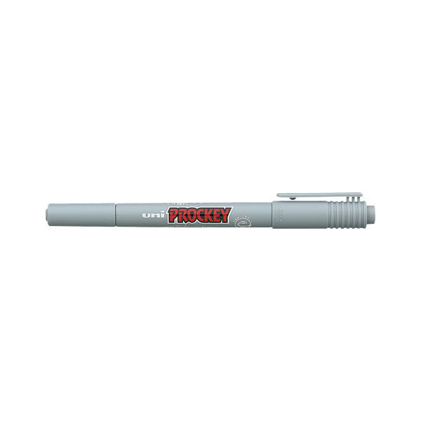 三菱鉛筆 ユニプロッキー細字丸芯 灰 PM120T.37 1セット(30本)