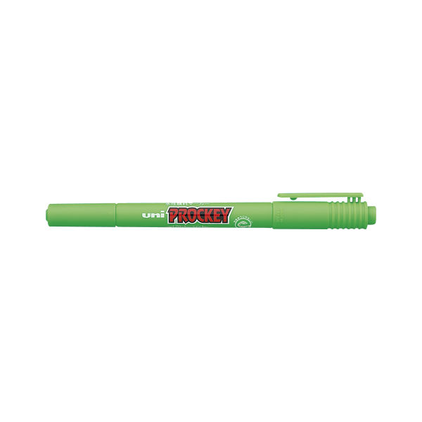 三菱鉛筆 ユニプロッキー細字丸芯　黄緑 PM120T.5 30本（直送品）
