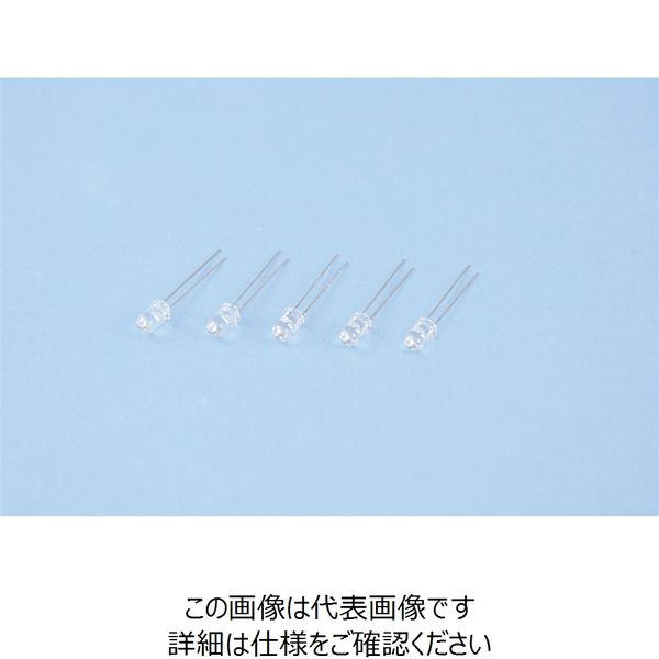 ナリカ 高輝度発光ダイオード（LED）白 3.2V 20mA P70-0246-05 1セット（12個）（直送品）