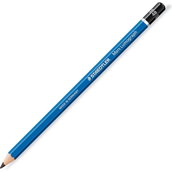 ステッドラー マルス　ルモグラフ　高級鉛筆　４Ｂ 100-4B 12本（直送品）