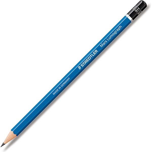 ステッドラー マルス　ルモグラフ　高級鉛筆　９Ｈ 100-9H 12本（直送品）