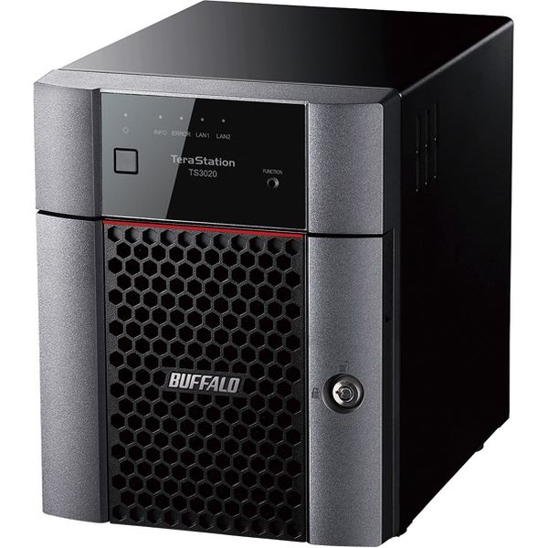 NAS（ネットワークハードディスク）2TB 4ドライブ テラステーション HDD TS3420DN0204 1台 バッファロー（直送品）
