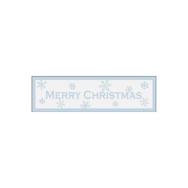 ヤマニパッケージ シール35×10クリスマス銀 SS-438A 1ケース（直送品）
