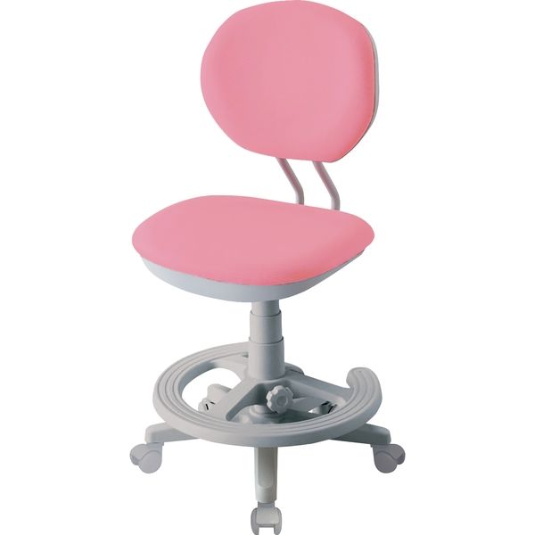【軒先渡し】コイズミ　Just Fit Chair（ジャストフィットチェア ファブリック） 学習チェア ピンク CDY-371PK 1脚（直送品）