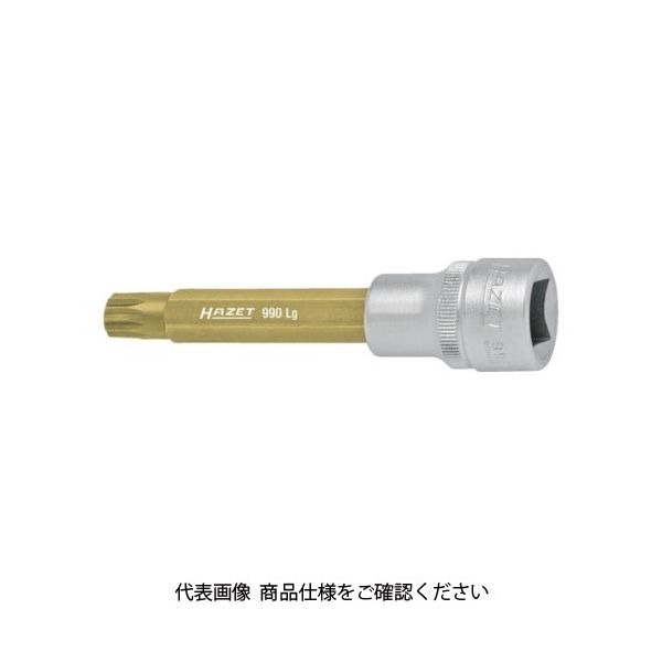 HAZET ロングXZNドライバーソケット(差込角12.7mm) 990LG-10 1個 828-8574（直送品）