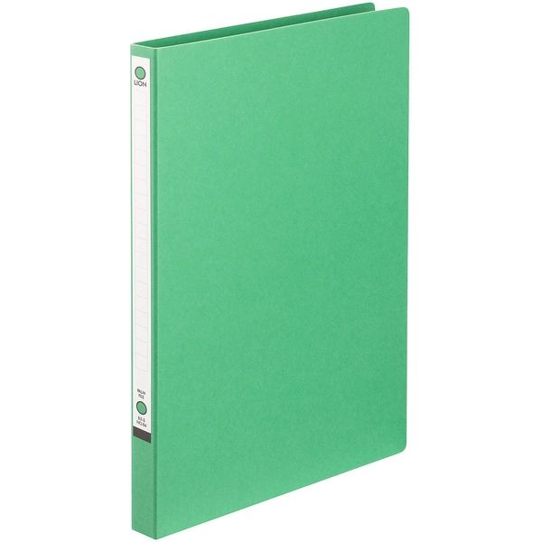 ライオン事務器 パームファイル（レバーファイル）　100枚収容　表紙板紙製　 No.84 B5S 緑 11528 3冊（直送品）