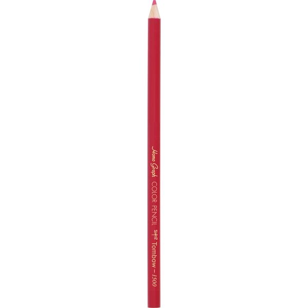 トンボ鉛筆 色鉛筆　１５００　単色　紅色 1500-24 1ダース