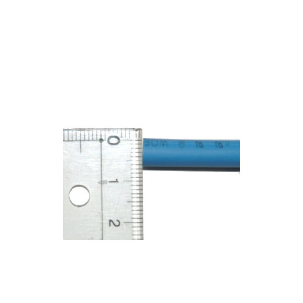 Linkman 熱収縮チューブ 耐熱タイプ 青 6mm W16BL 1本 63-3048-39（直送品）