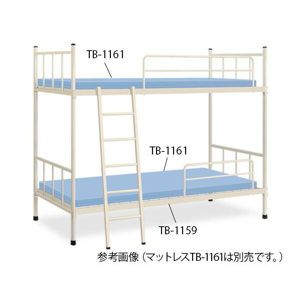 高田ベッド製作所 Aー2ベッド 幅99×長さ206×高さ:(1段目30)(2段目130)全高170cm TB-1159 1個（直送品）