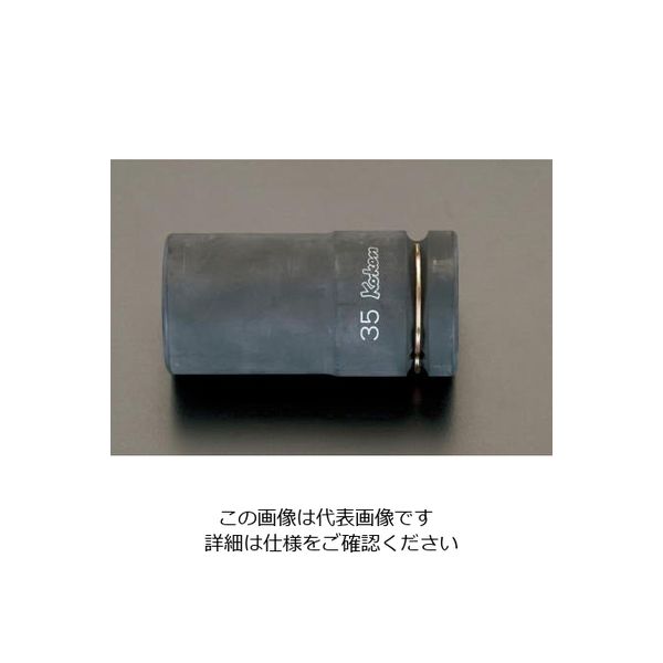 エスコ 1”DRx45mm 薄肉インパクトディープソケット EA164FC-45 1個（直送品）