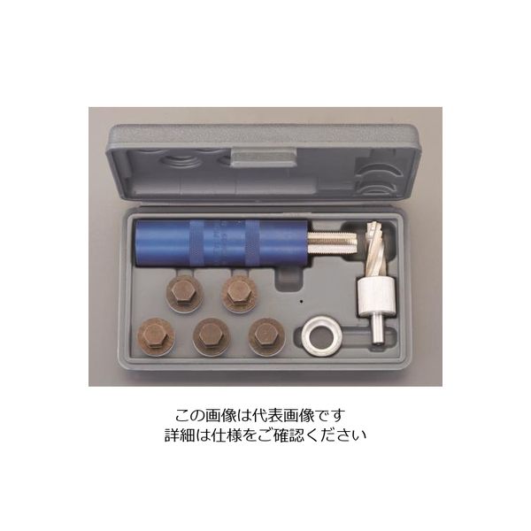 エスコ 1/2”&12mm&14mm ねじ修正キット(オイルパンドレン用) EA604AZ-11 1セット（直送品）