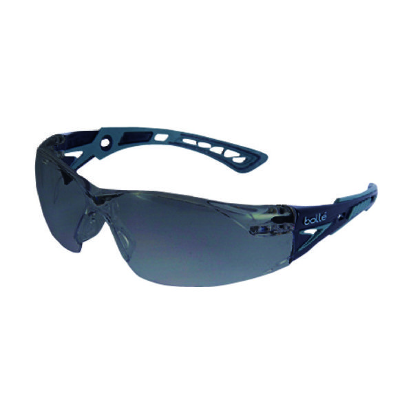 ブッシュネル bolle 二眼型保護メガネ(フィットタイプ) ラッシュプラス ブラックxグレー スモーク 1662302ABG 1個 137-4200（直送品）